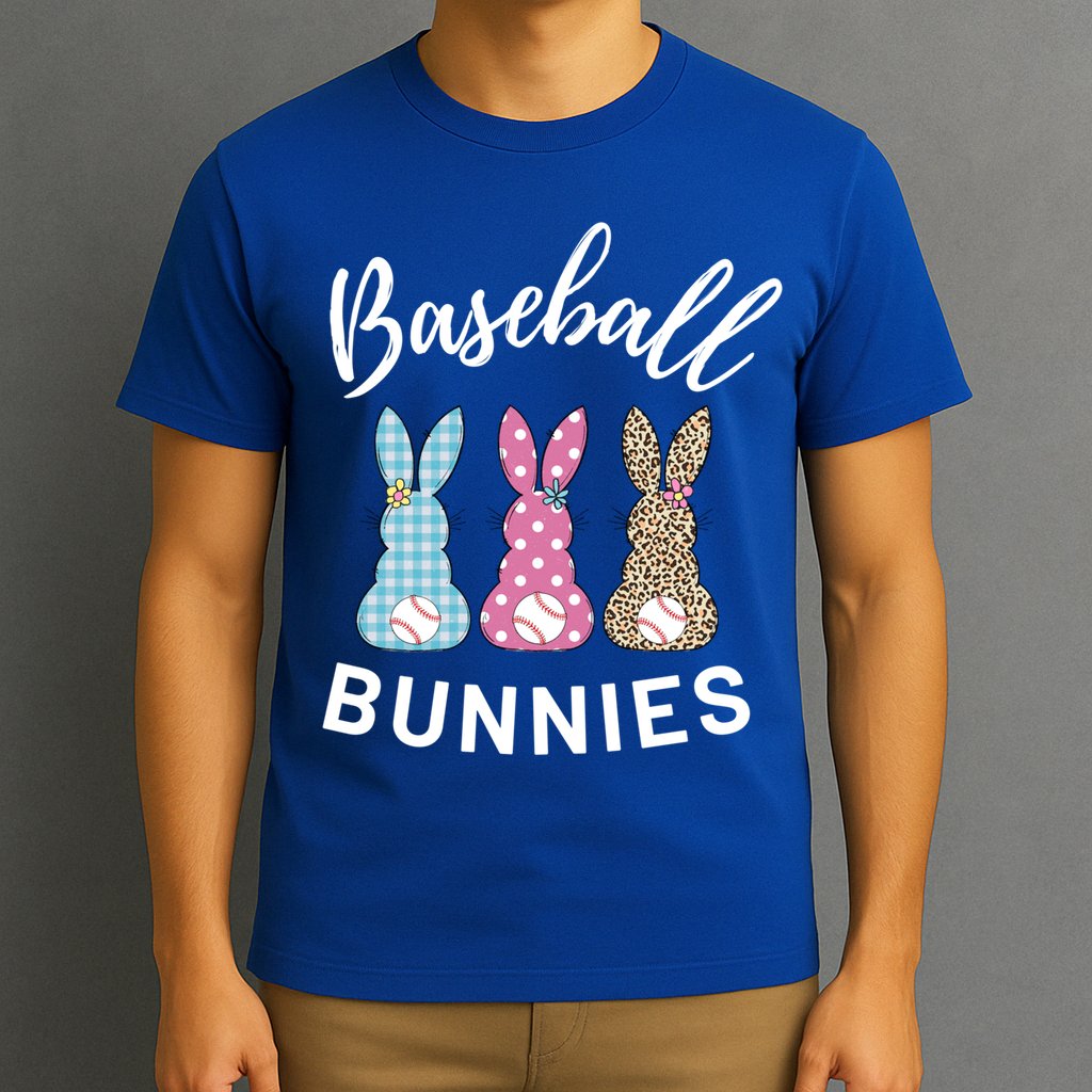 Baseball Bunnies Easter Bunny Mom Funny Gift T-Shirt