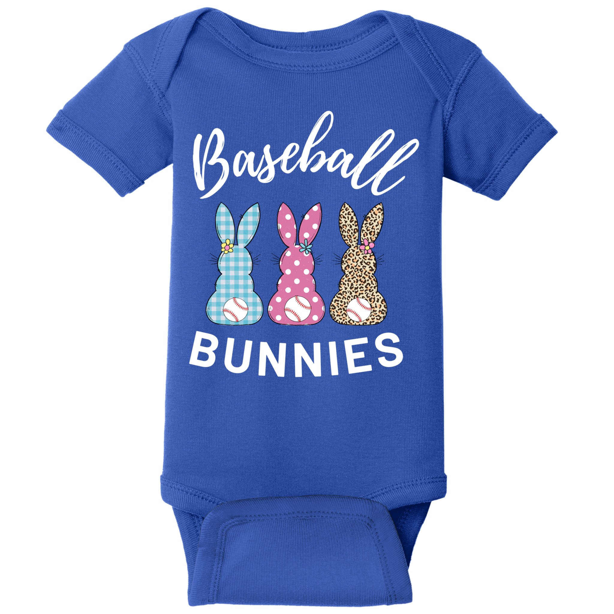 Baseball Bunnies Easter Bunny Mom Funny Gift Baby Bodysuit