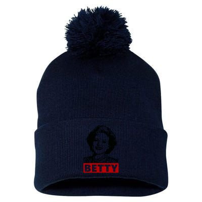 Betty Pom Pom 12in Knit Beanie