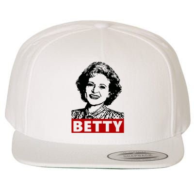 Betty Wool Snapback Cap