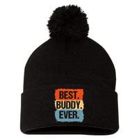 Best Buddy Ever Pom Pom 12in Knit Beanie