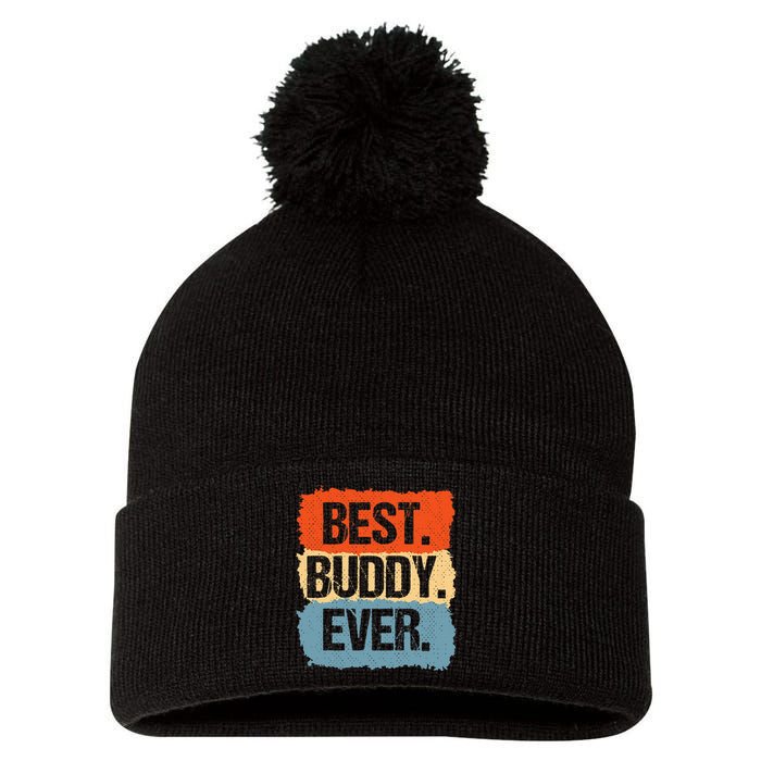 Best Buddy Ever Pom Pom 12in Knit Beanie