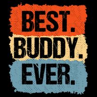 Best Buddy Ever Cropped Pullover Crew