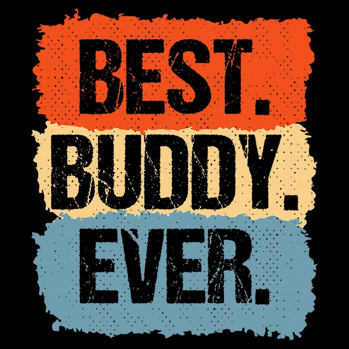 Best Buddy Ever Cropped Pullover Crew