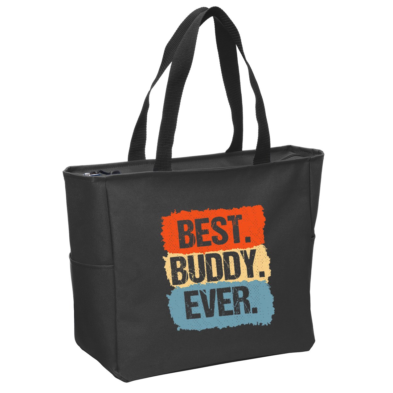 Best Buddy Ever Zip Tote Bag