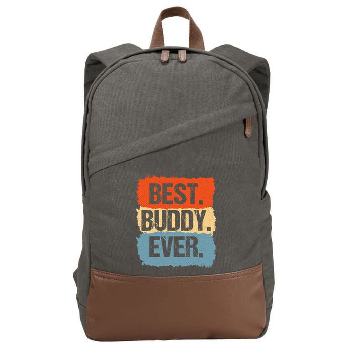Best Buddy Ever Cotton Canvas Backpack