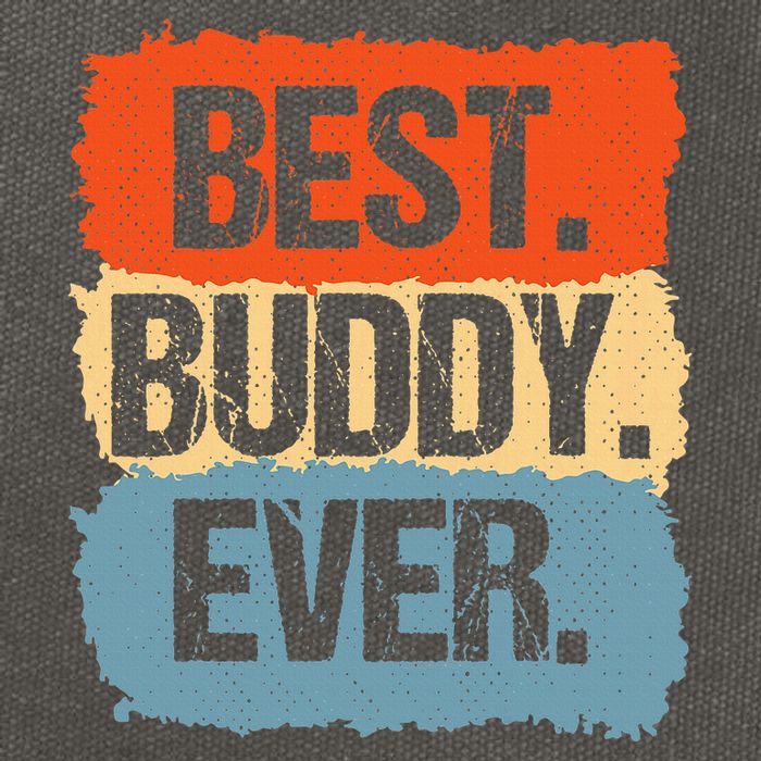 Best Buddy Ever Cotton Canvas Backpack