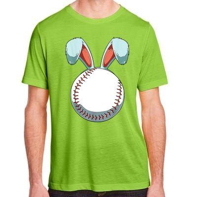 Baseball Bunny Easter Holiday Sport Lover Adult ChromaSoft Performance T-Shirt