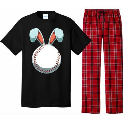 Baseball Bunny Easter Holiday Sport Lover Pajama Set