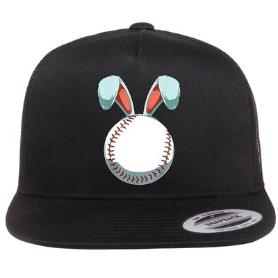 Baseball Bunny Easter Holiday Sport Lover Flatbill Hat