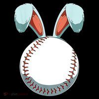 Baseball Bunny Easter Holiday Sport Lover Flatbill Hat