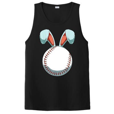 Baseball Bunny Easter Holiday Sport Lover PosiCharge Competitor Tank