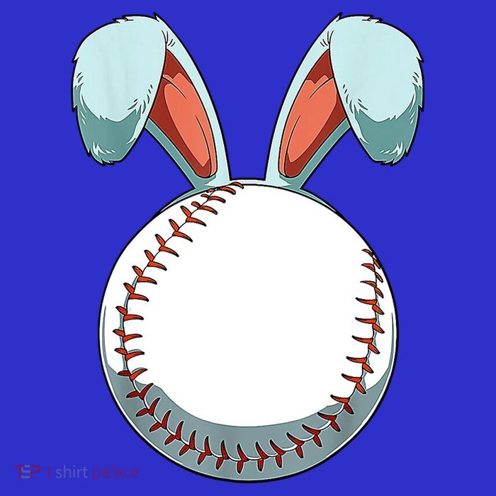 Baseball Bunny Easter Holiday Sport Lover Tall T-Shirt