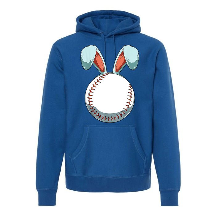 Baseball Bunny Easter Holiday Sport Lover Premium Hoodie