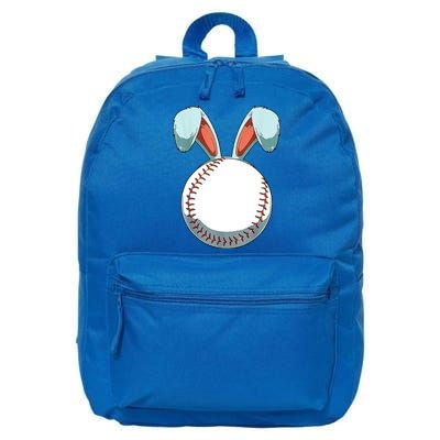 Baseball Bunny Easter Holiday Sport Lover 16 in Basic Backpack