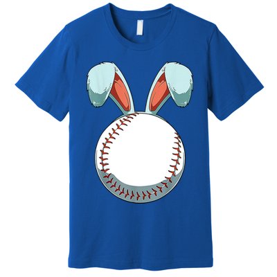 Baseball Bunny Easter Holiday Sport Lover Premium T-Shirt
