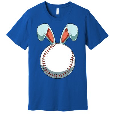 Baseball Bunny Easter Holiday Sport Lover Premium T-Shirt