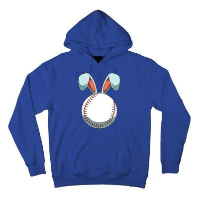 Baseball Bunny Easter Holiday Sport Lover Tall Hoodie