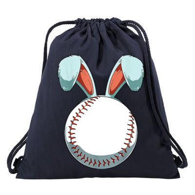 Baseball Bunny Easter Holiday Sport Lover Drawstring Bag