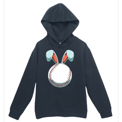 Baseball Bunny Easter Holiday Sport Lover Urban Pullover Hoodie