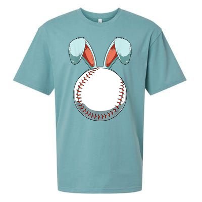 Baseball Bunny Easter Holiday Sport Lover Sueded Cloud Jersey T-Shirt