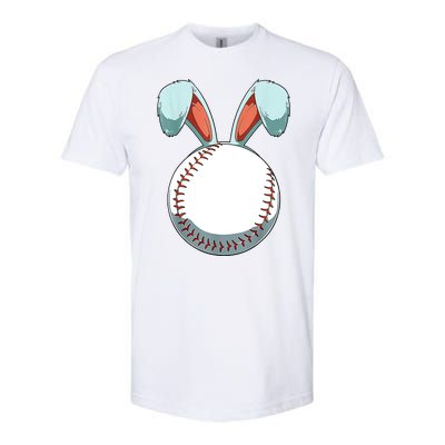 Baseball Bunny Easter Holiday Sport Lover Softstyle CVC T-Shirt