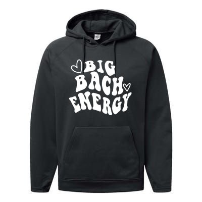 Big Bach Energy, It's About Damn Time, Bachelorette Party Performance Fleece Hoodie