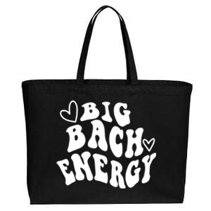 Big Bach Energy, It's About Damn Time, Bachelorette Party Cotton Canvas Jumbo Tote