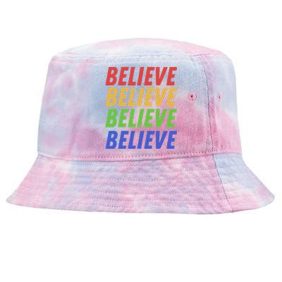 Believe Tie-Dyed Bucket Hat