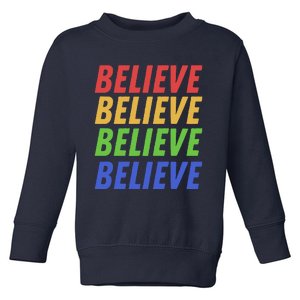 Believe Toddler Sweatshirt