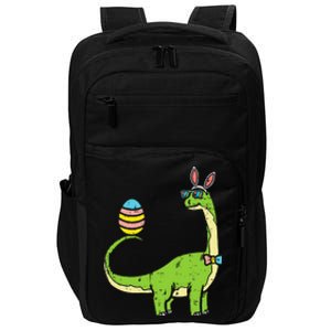 Brontosaurus Bunny Ears Egg Easter Day Dinosaur Dino Impact Tech Backpack