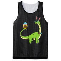 Brontosaurus Bunny Ears Egg Easter Day Dinosaur Dino Mesh Reversible Basketball Jersey Tank