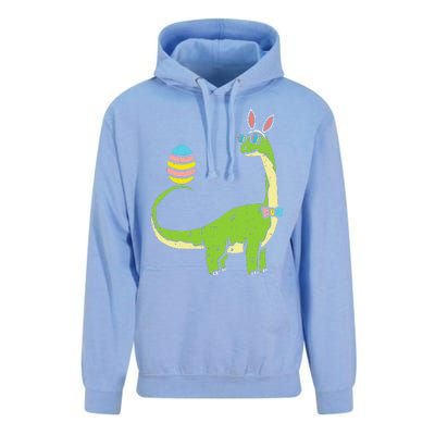 Brontosaurus Bunny Ears Egg Easter Day Dinosaur Dino Unisex Surf Hoodie