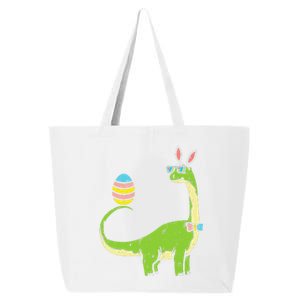 Brontosaurus Bunny Ears Egg Easter Day Dinosaur Dino 25L Jumbo Tote