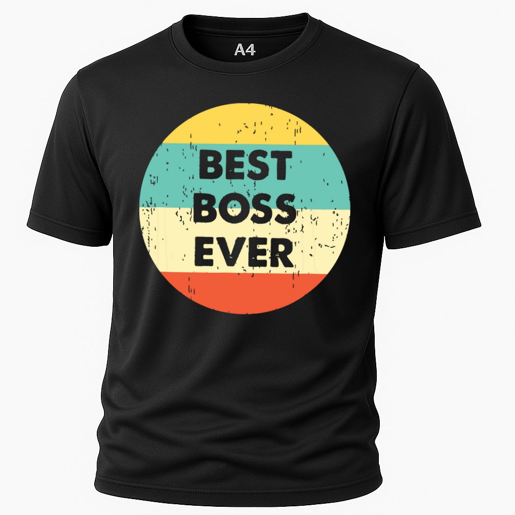 Best Boss Ever Cooling Performance Crew T-Shirt