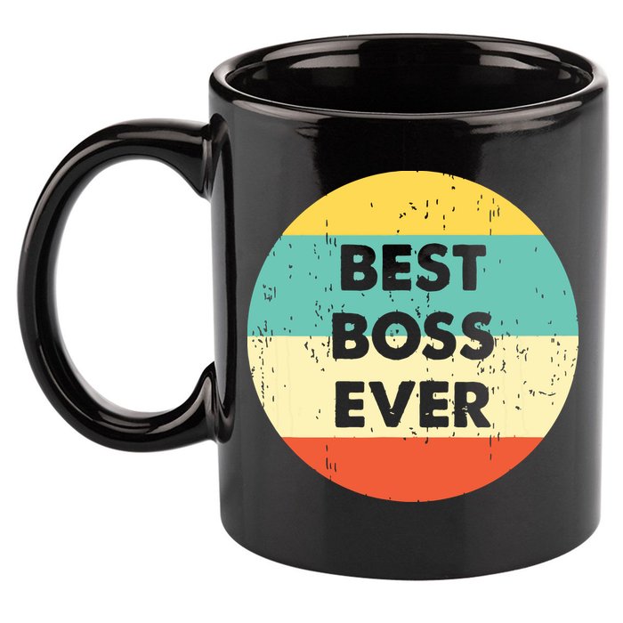 Best Boss Ever 11oz C Handle Ceramic Mug