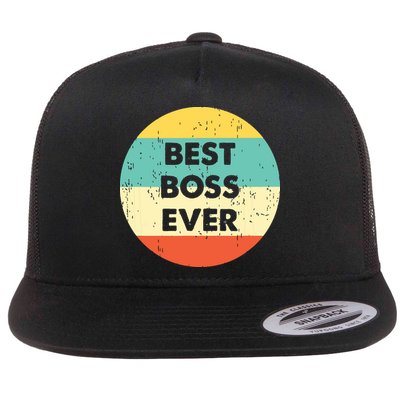 Best Boss Ever Flatbill Hat