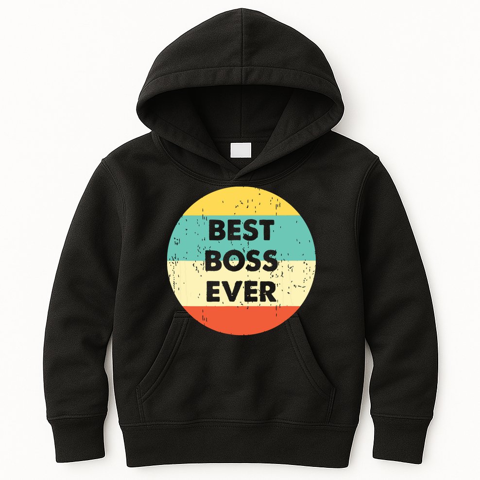 Best Boss Ever Kids Hoodie