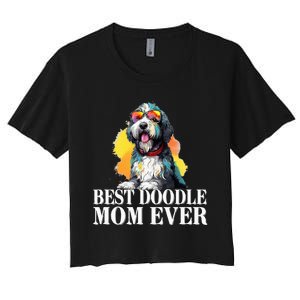 Bernedoodle Women's Crop Top Tee