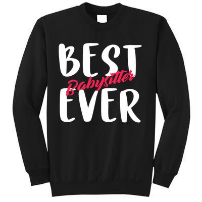 Best Babysitter Ever Professional Sitter And Nanny Gifts Sweatshirt