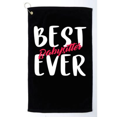 Best Babysitter Ever Professional Sitter And Nanny Gifts Golf Towel