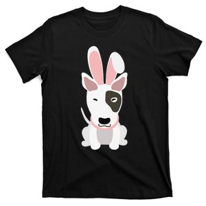 Bullterrier Bunny Ears Happy Easter Dog Lovers Gift T-Shirt