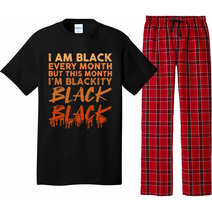 Blackity Black Every Month Black History BHM African Pajama Set