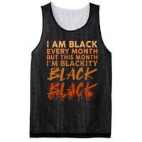 Blackity Black Every Month Black History BHM African Mesh Reversible Basketball Jersey Tank