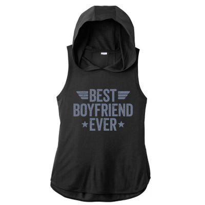 Best Boyfriend Ever Ladies PosiCharge Tri-Blend Wicking Draft Hoodie Tank