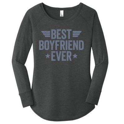 Best Boyfriend Ever Women's Perfect Tri Tunic Long Sleeve Shirt