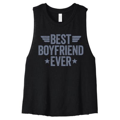 Best Boyfriend Ever Women's Racerback Cropped Tank