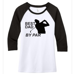 Bestdadbypar Women's Tri-Blend 3/4-Sleeve Raglan Shirt