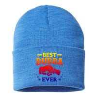 Best Bubba Ever Gift National Bubba Day Brother Lovers Funny Funny Gift Sustainable Knit Beanie