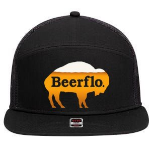 Beerflo 7 Panel Mesh Trucker Snapback Hat